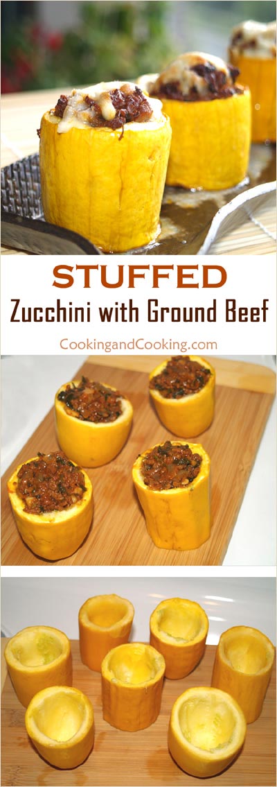 Stuffed Zucchini with Ground Beef Stuffed Zucchini with Ground Beef