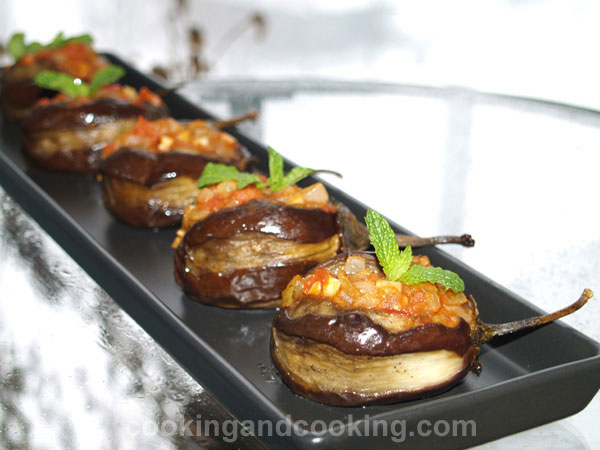 Vegetable Stuffed Eggplant Vegetable Stuffed Eggplant