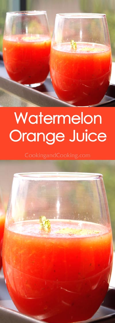 Watermelon Orange Juice Watermelon Orange Juice