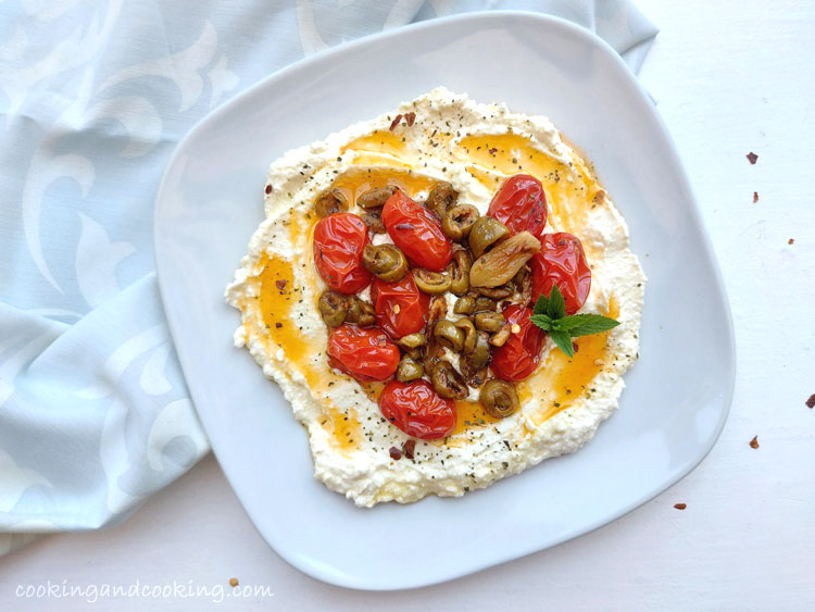 Whipped Feta with Roasted Tomatoes Whipped Feta with Roasted Tomatoes