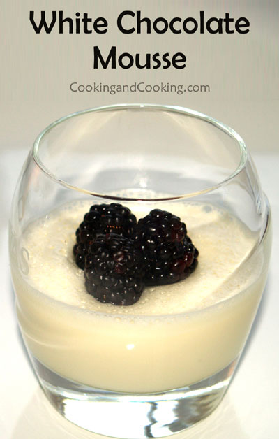 White Chocolate Mousse White Chocolate Mousse